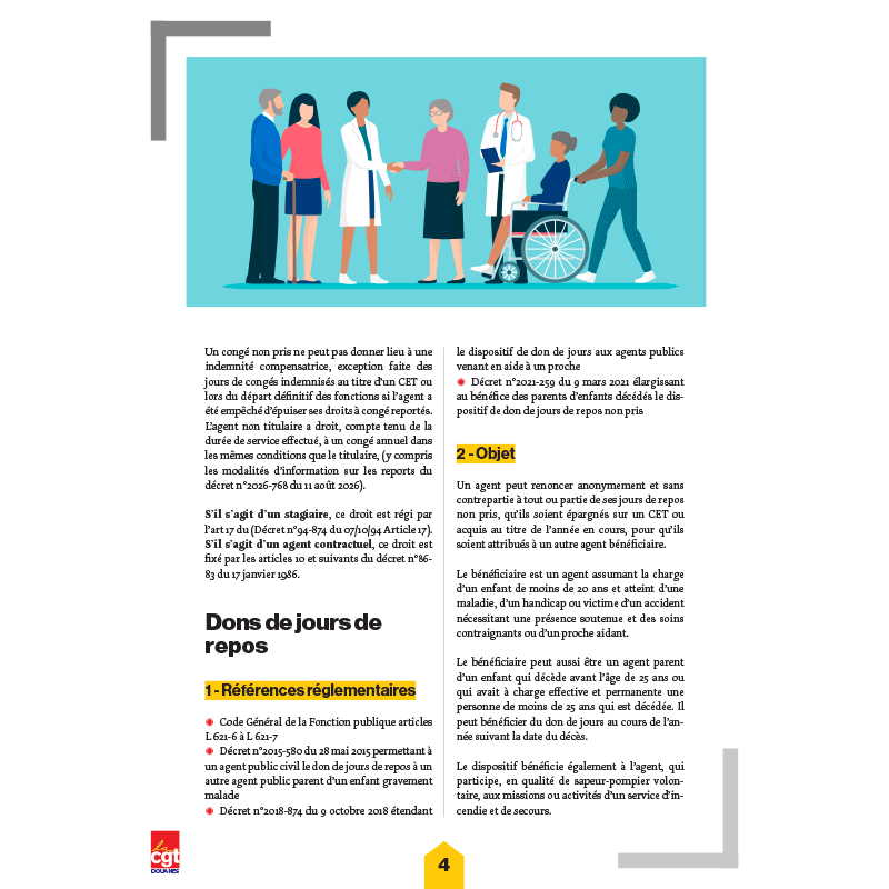 Guide des congés - Edition 2026